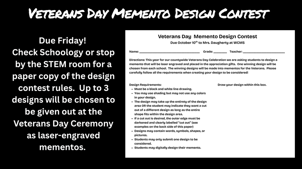 vetereans day memento