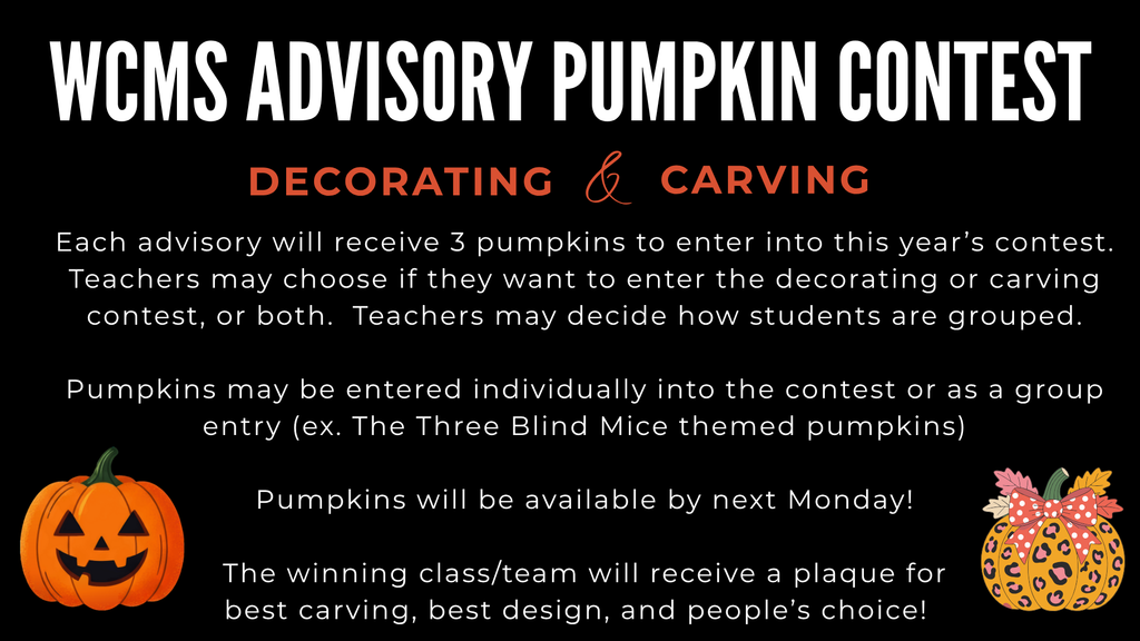 Advisory Pumpkin Decorating