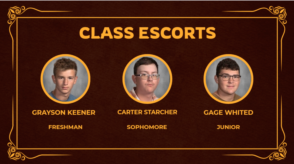 HOMECOMING COURT ESCORTS