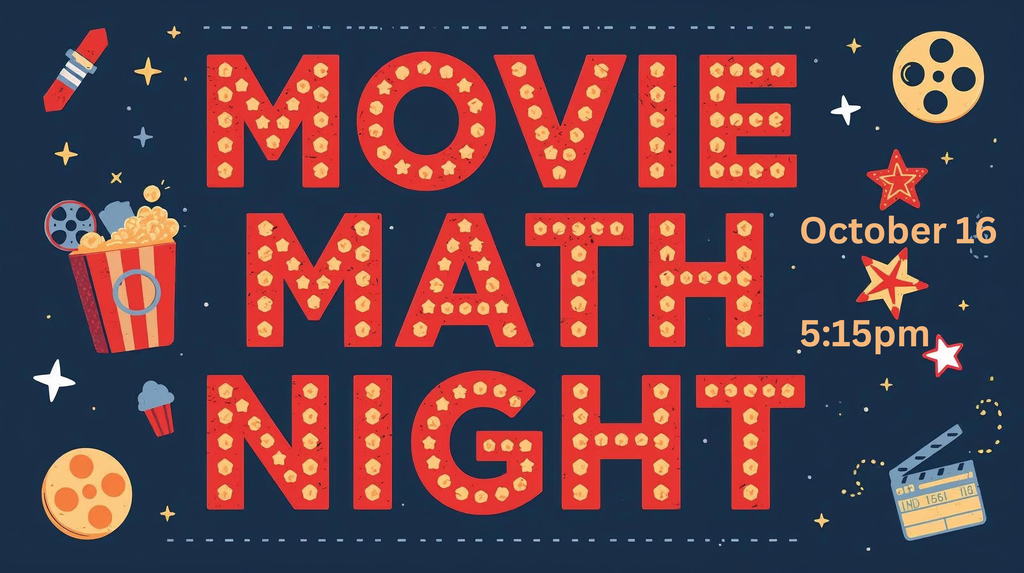 Movie Math Night Graphic
