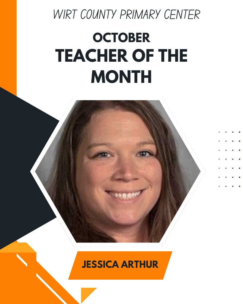 Jessica Arthur Teacher of the Month of October