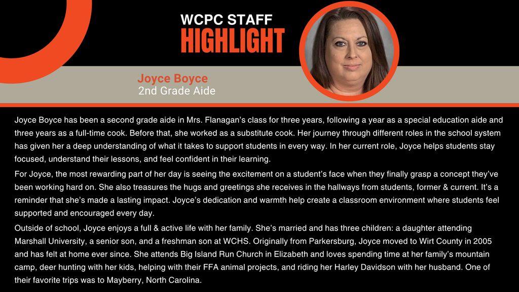 Highlight of information about Joyce Boyce