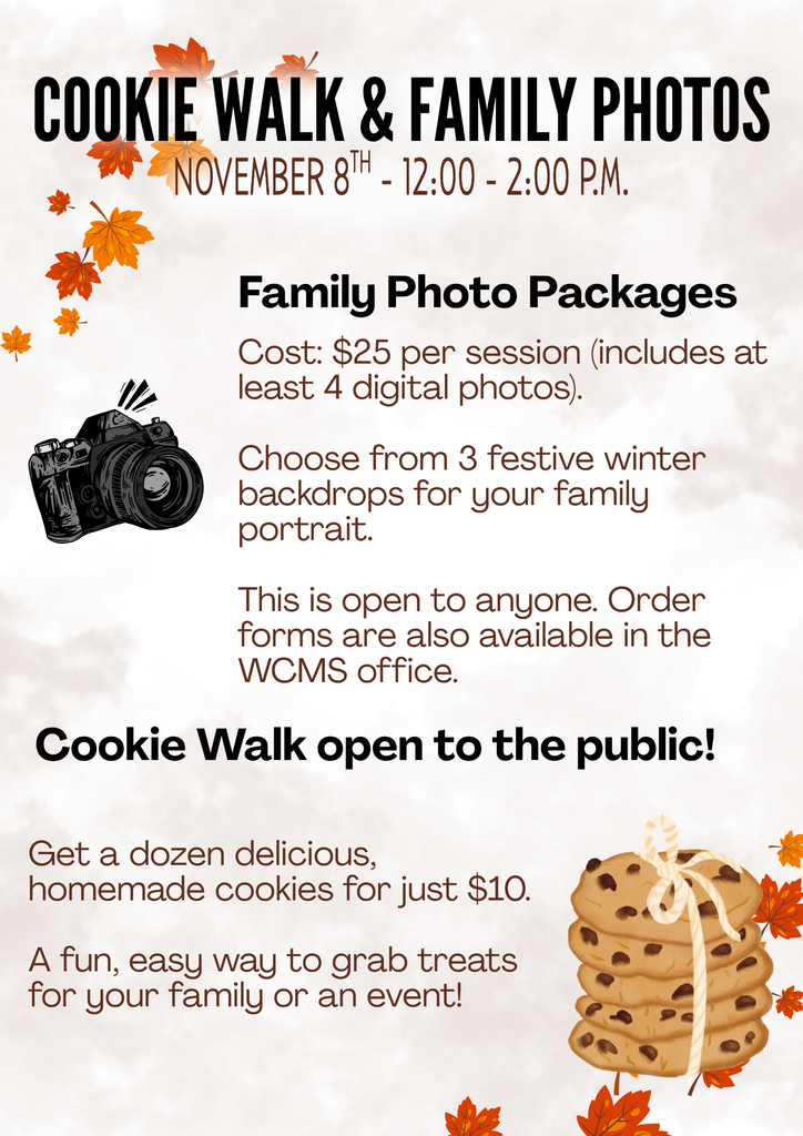 Cookie Walk and Family Photos