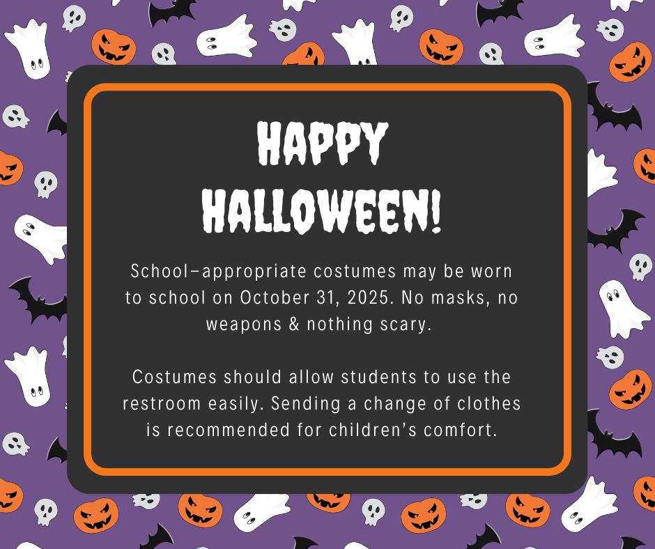 Image about students wearing costumes to school on October 31