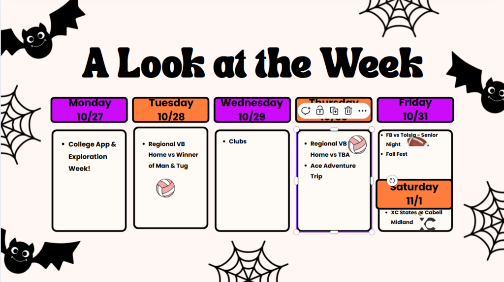 WCHS Weekly Update 10/27 - 11/1/25