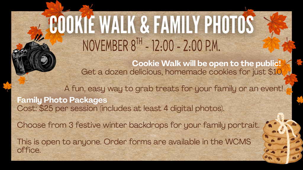 Cookie Walk and Family Photos