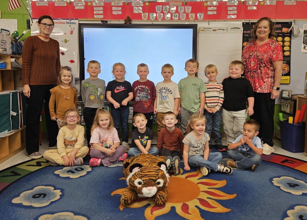 image of Mrs. Paxton's Class with the Attendance Tiger