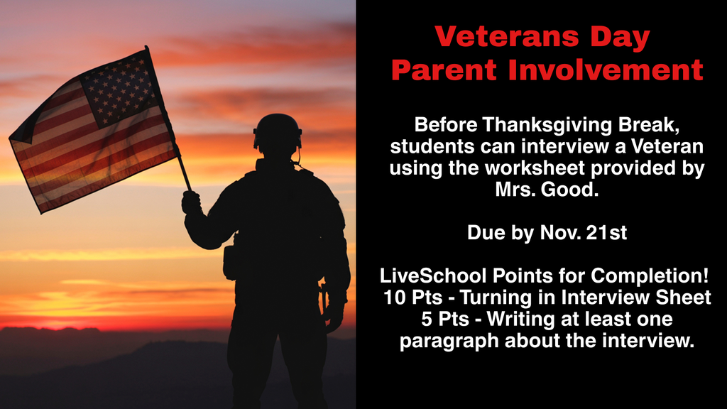 Veterans Day Parent Involvement