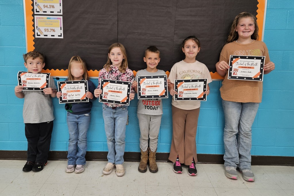 Student of the Month for October awarded in November