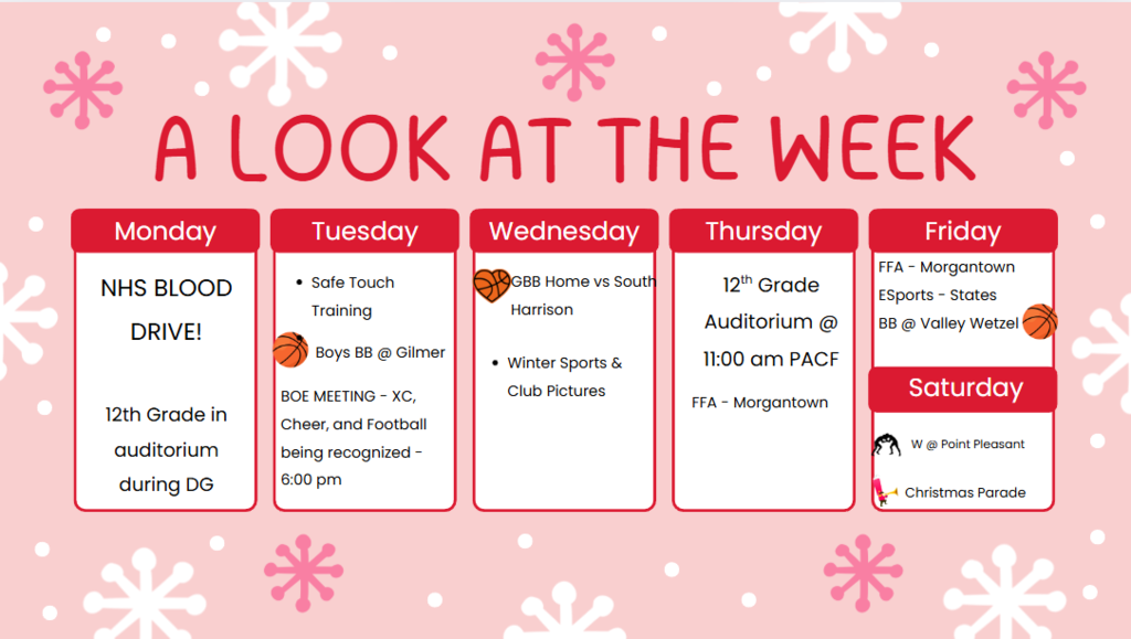 Weekly Events