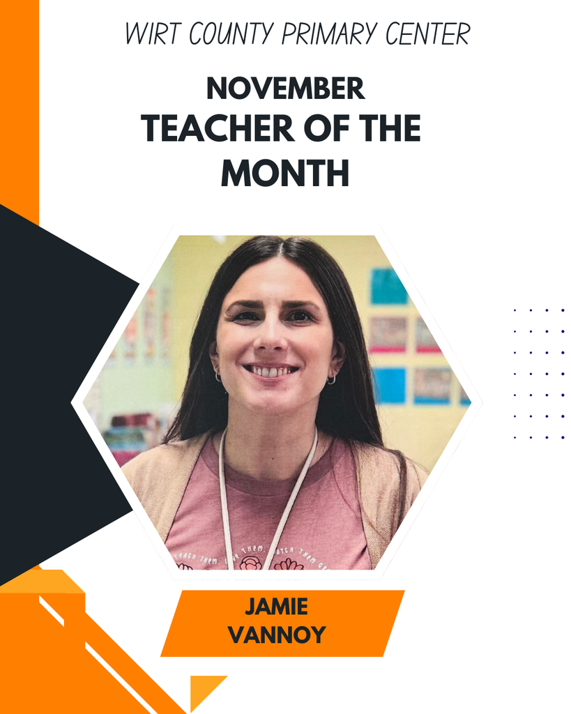 Photo of Jamie Vannoy teacher of the month of November
