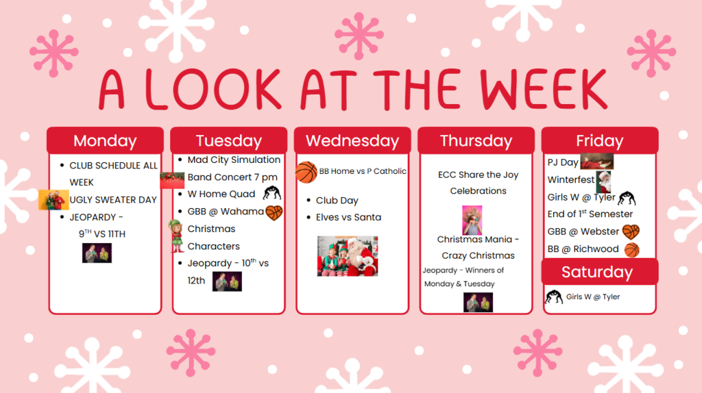 Week of December 15 Events