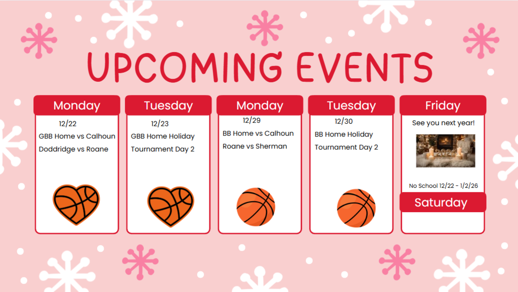 Week of December 22 and 29 Events