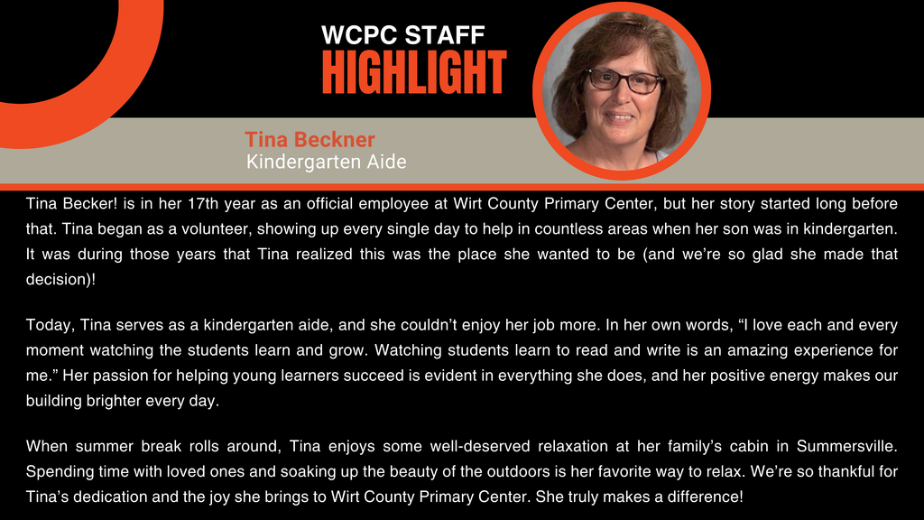 Staff highlight of Tina Beckner