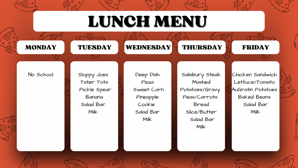 Lunch Menu