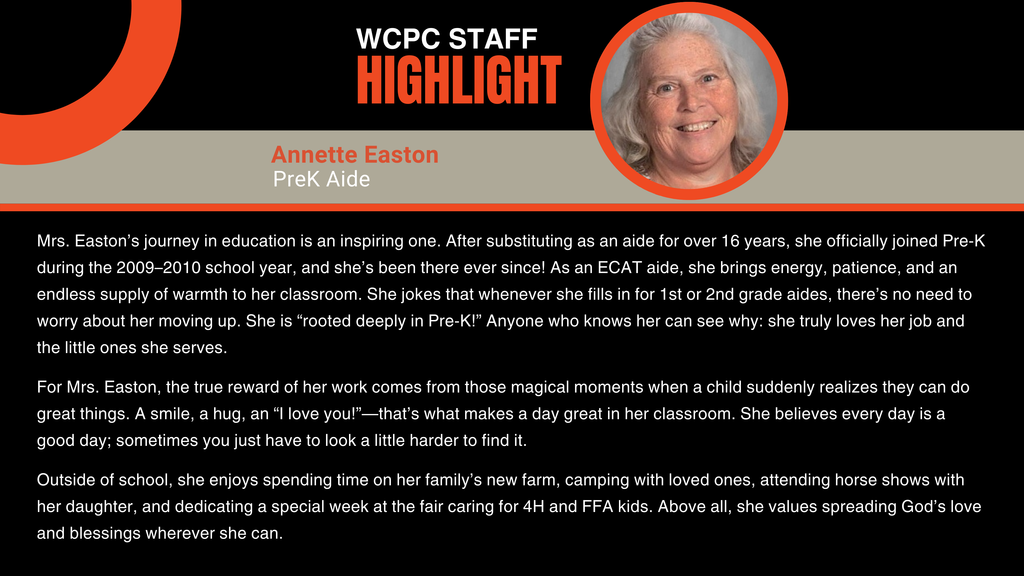 Staff Highlight of Annette Easton