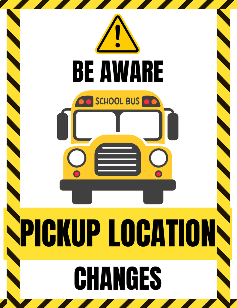 Bus pickup location changes image with bus