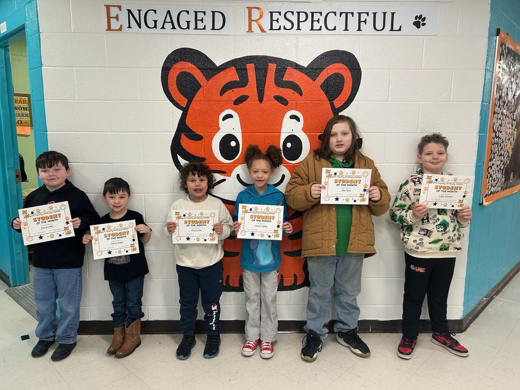 Photo of January Students of the Month