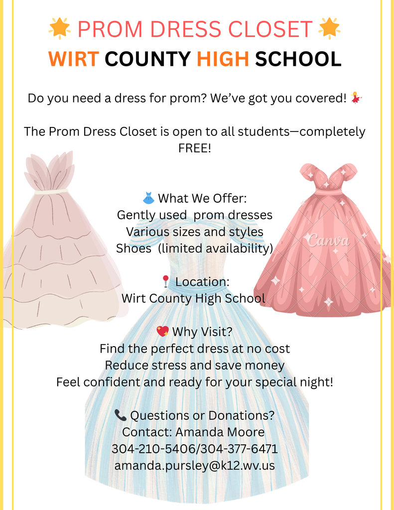 Prom dresses available!