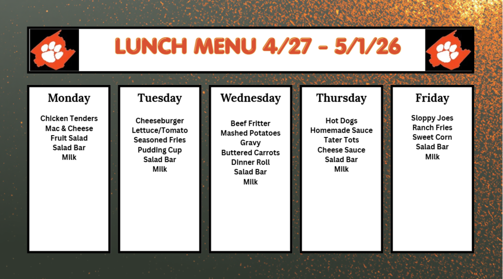 Lunch Menu