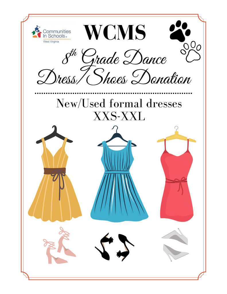 8th grade dance dress and shoe collection 