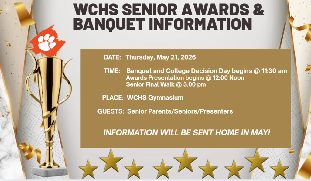 Senior Banquet and Awards Information