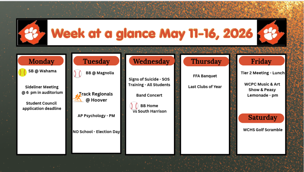 Weekly Events