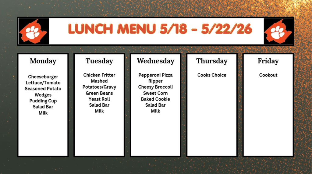 Lunch Menu