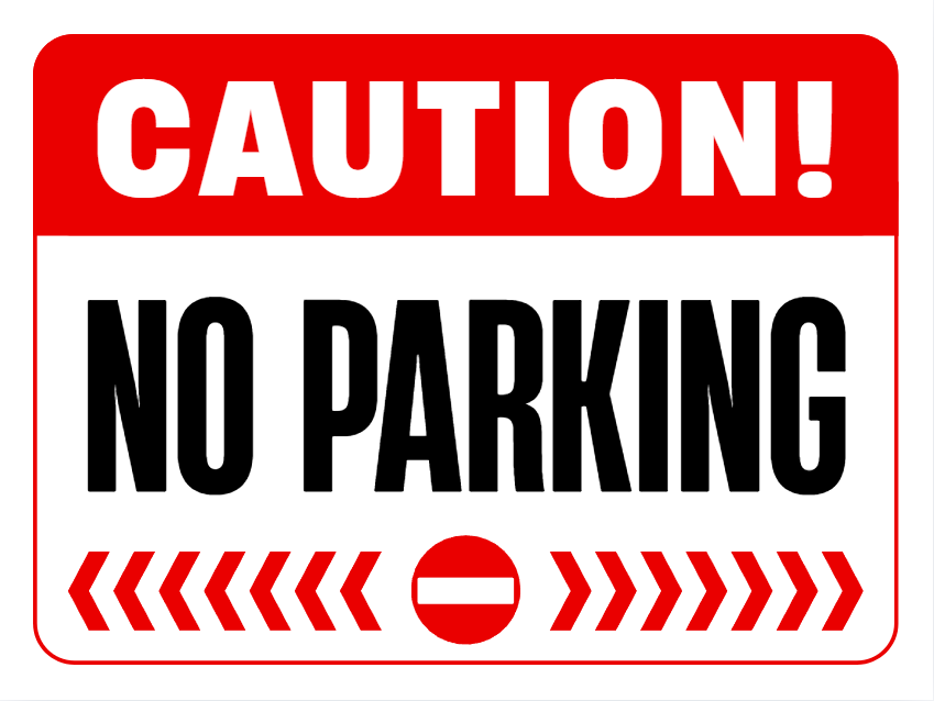No parking in gym parking lot the week of June 22 - 26, 2026
