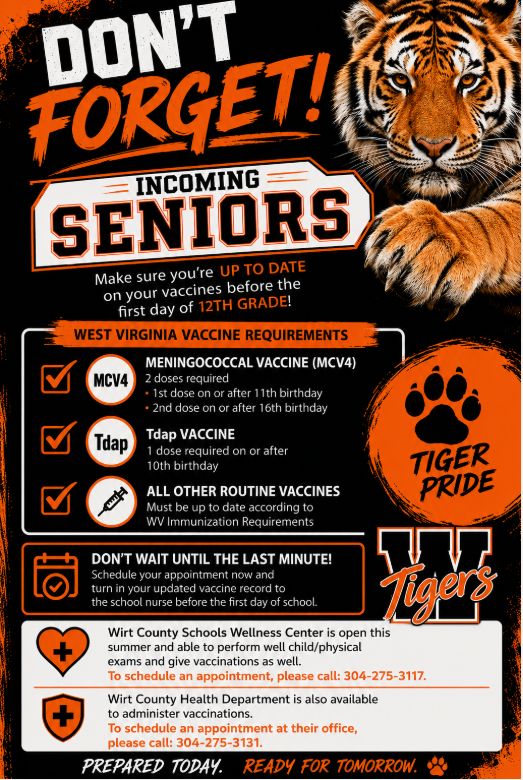 SENIORS - Do you have the required shots?