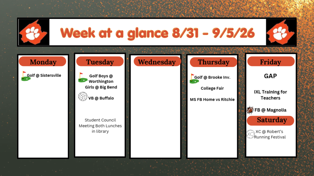 Weekly 8/31