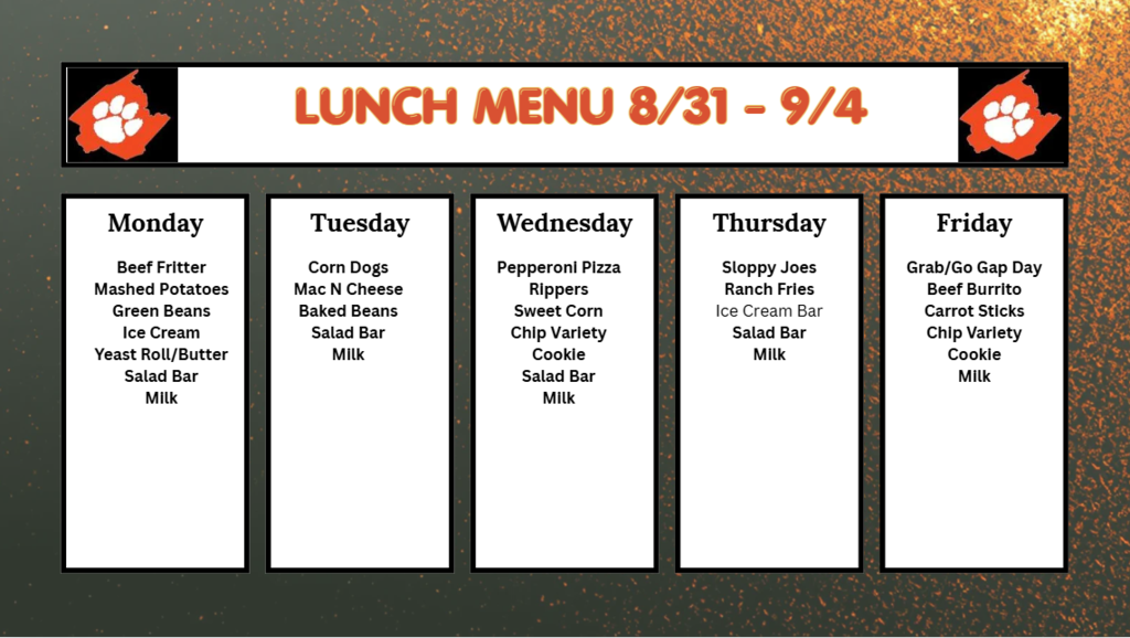 Lunch 8/31