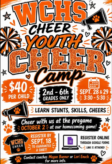 WCHS Youth Cheer Camp