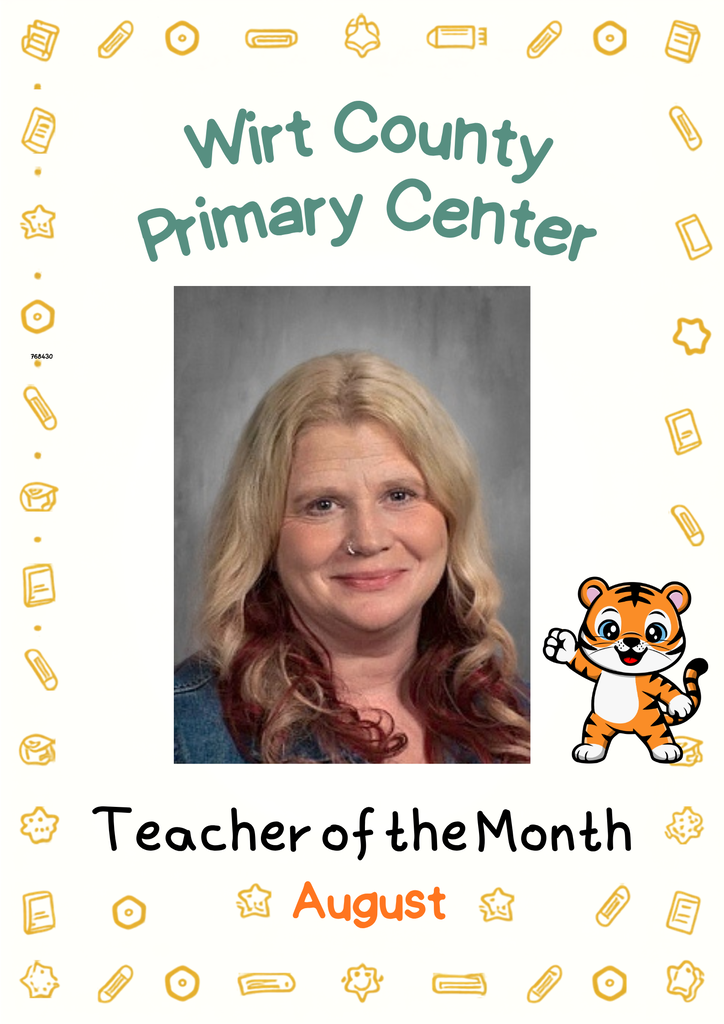 Photo of Tonja Carouthers, Wirt County Primary Center Teacher of the Month for August 2026
