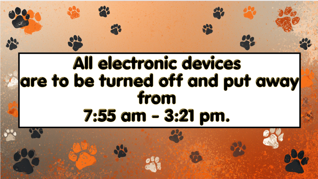 Reminder - All Devices Turned off