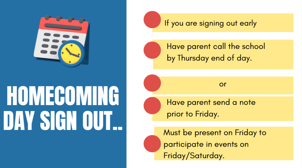 Sign out procedures