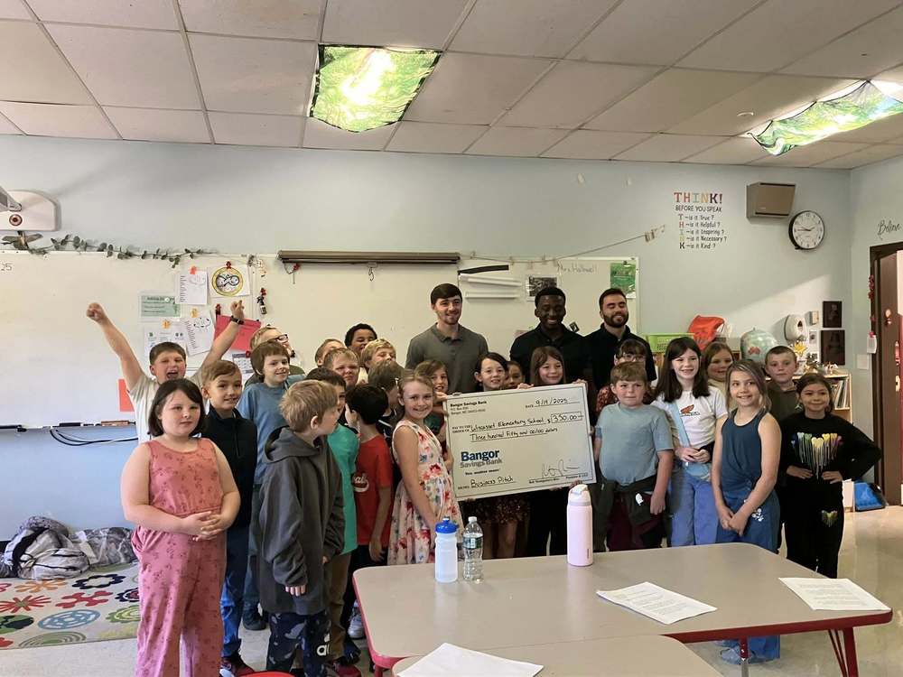 4th grade pitch to Bangor Savings