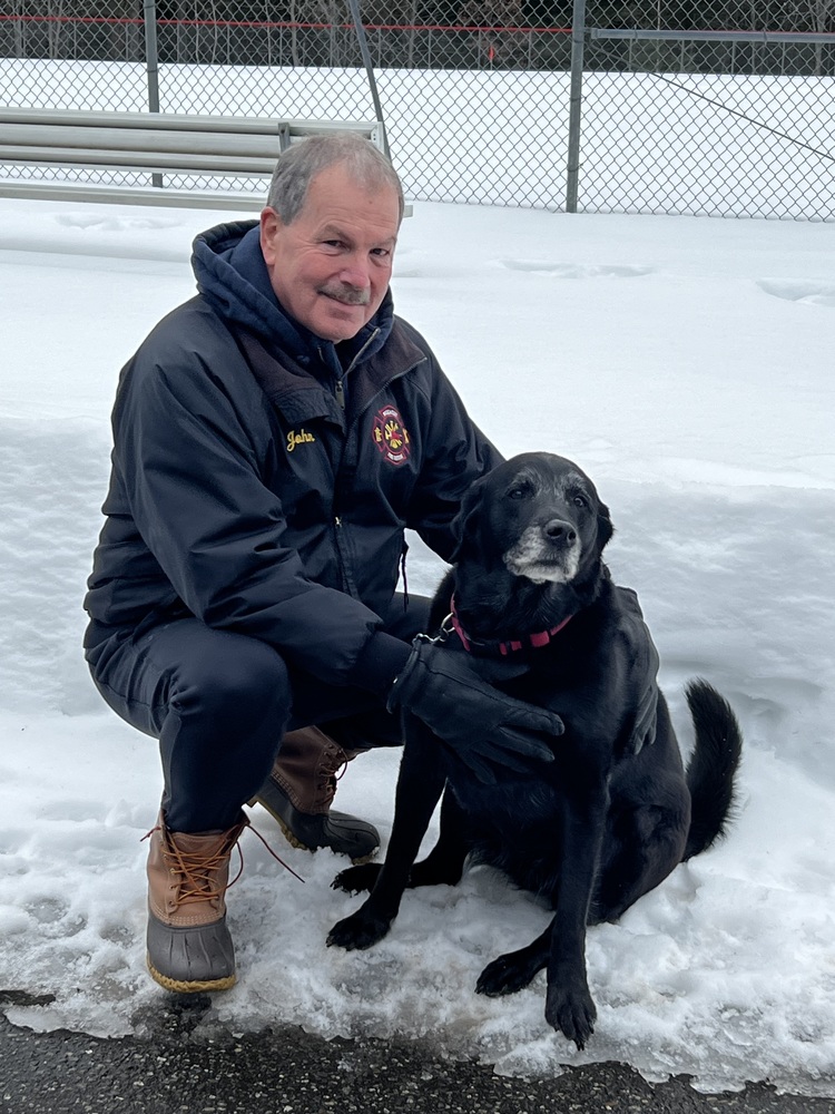 John Merry and his dog