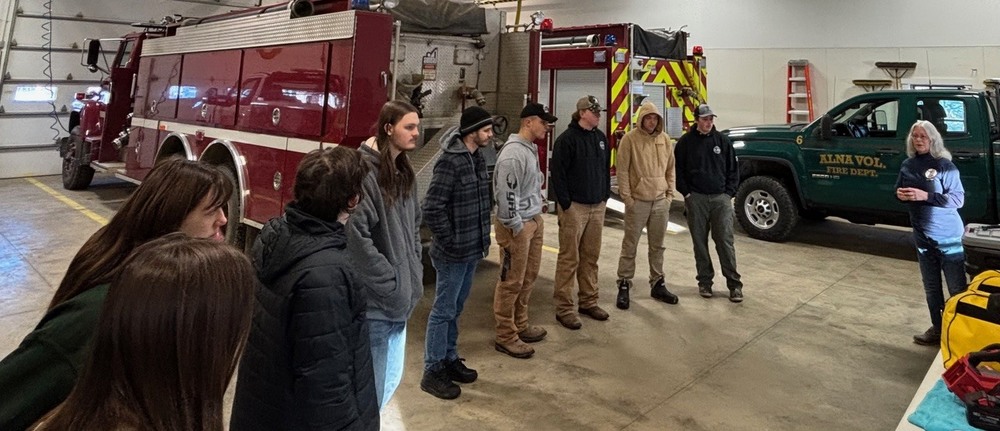 POD class visits Alna forestation