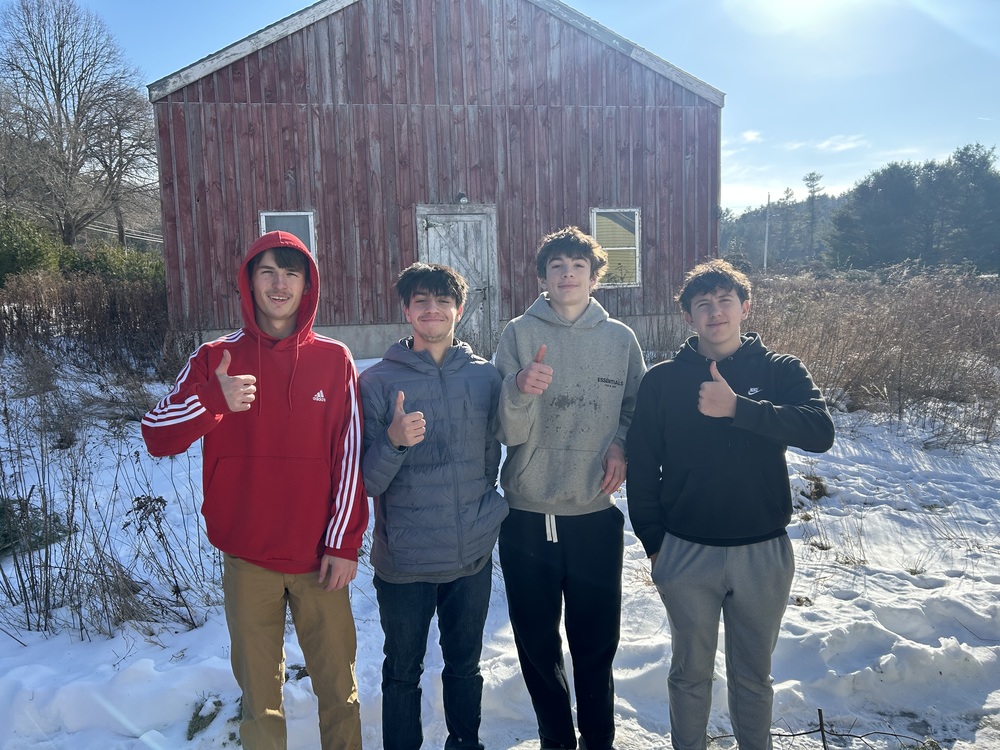 Boys Basketball players