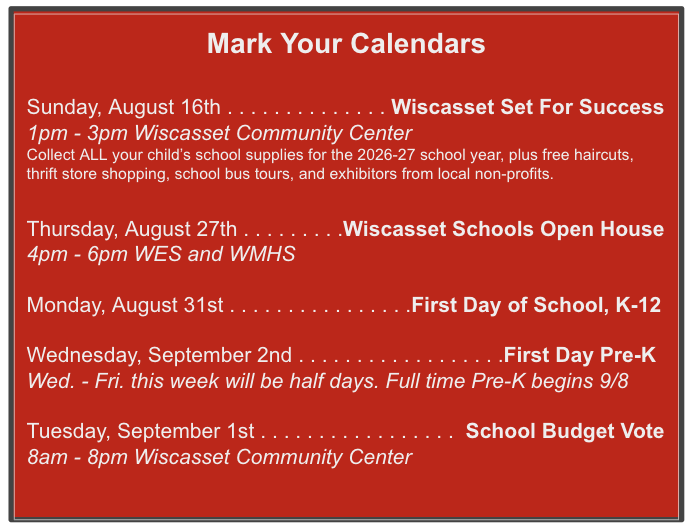 MarkYourCalendars