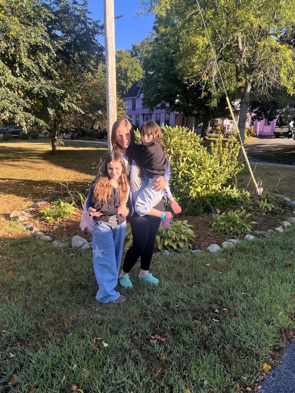 mom and kids