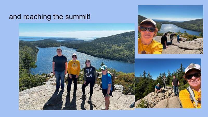 Reaching the summit