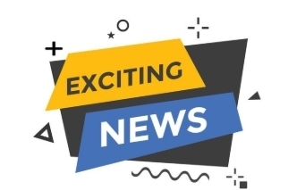Graphic of Exciting News