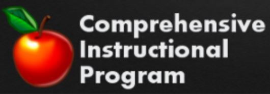 Picture of an apple beside the words Comprehensive Instructional Program