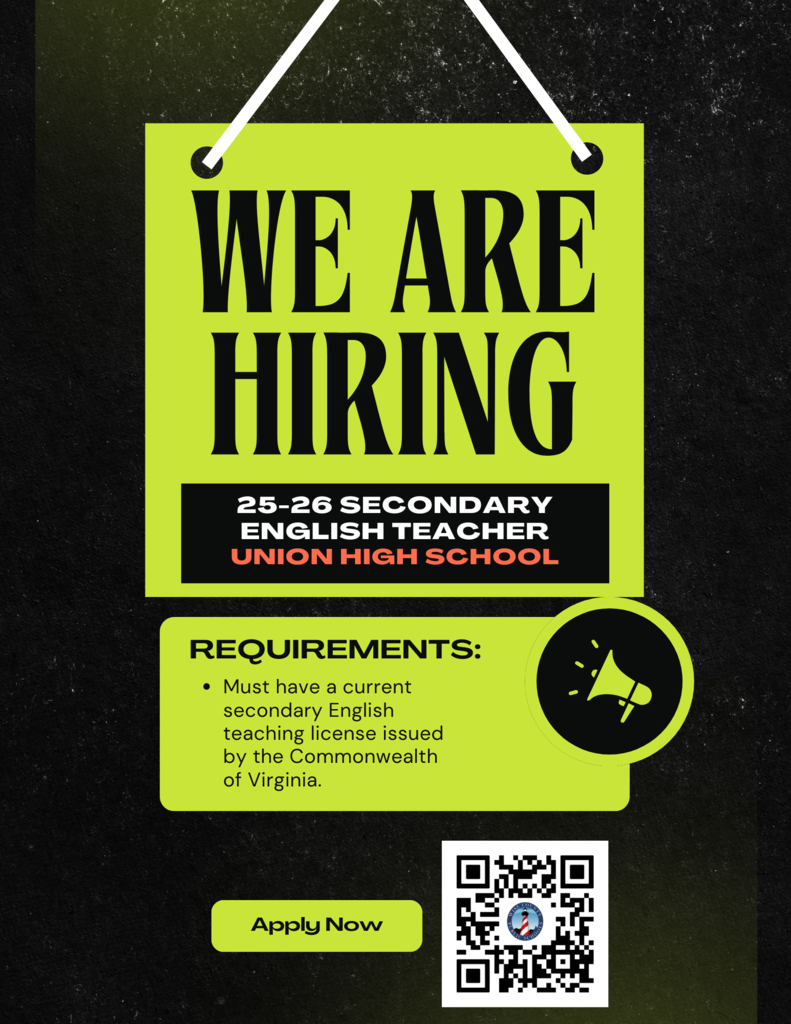We are hiring!