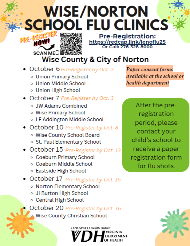 Flu Clinic Information Flyer