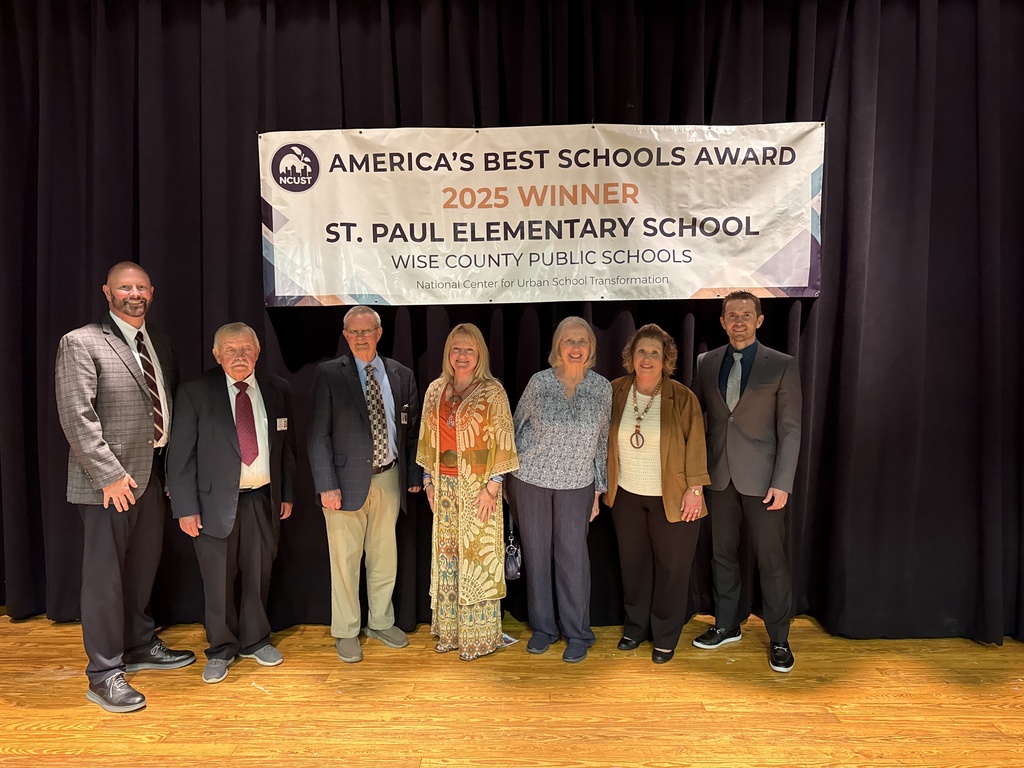 Wise County School Board members accept NCUST award