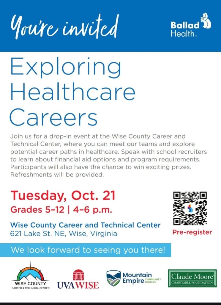 Exploring Healthcare Careers Flyer
