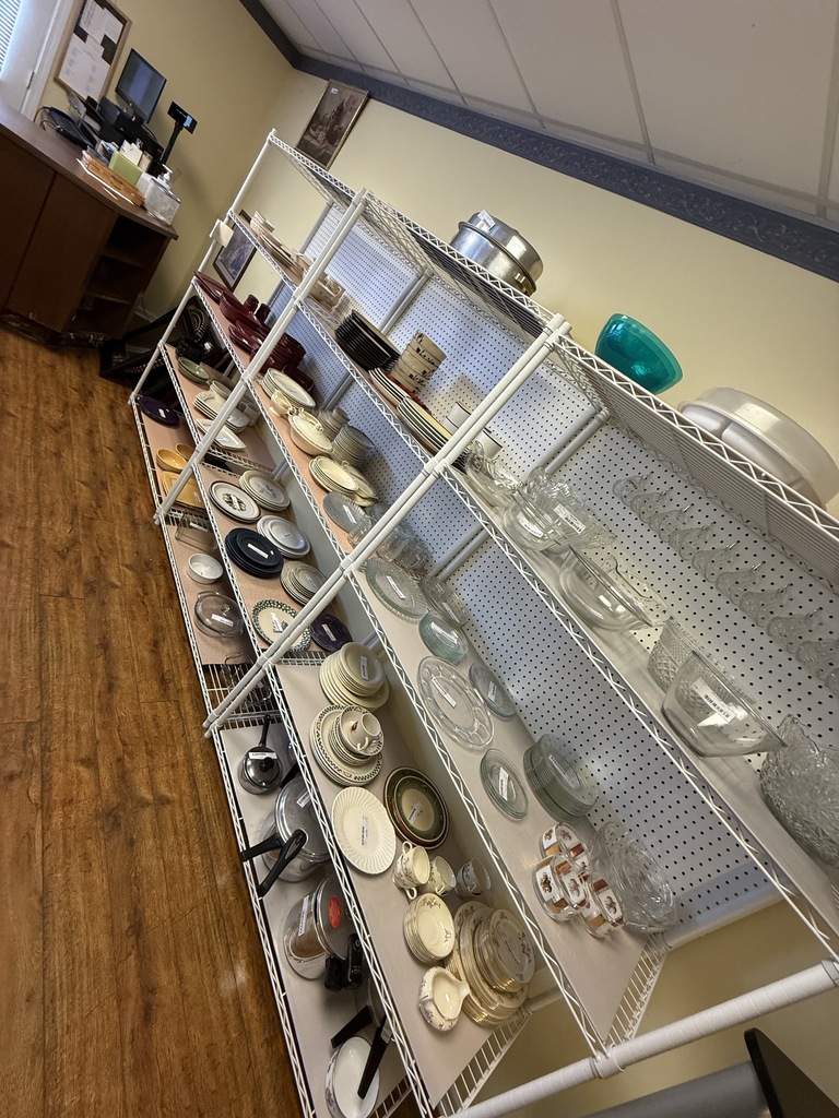 Antique plates and dinnerware